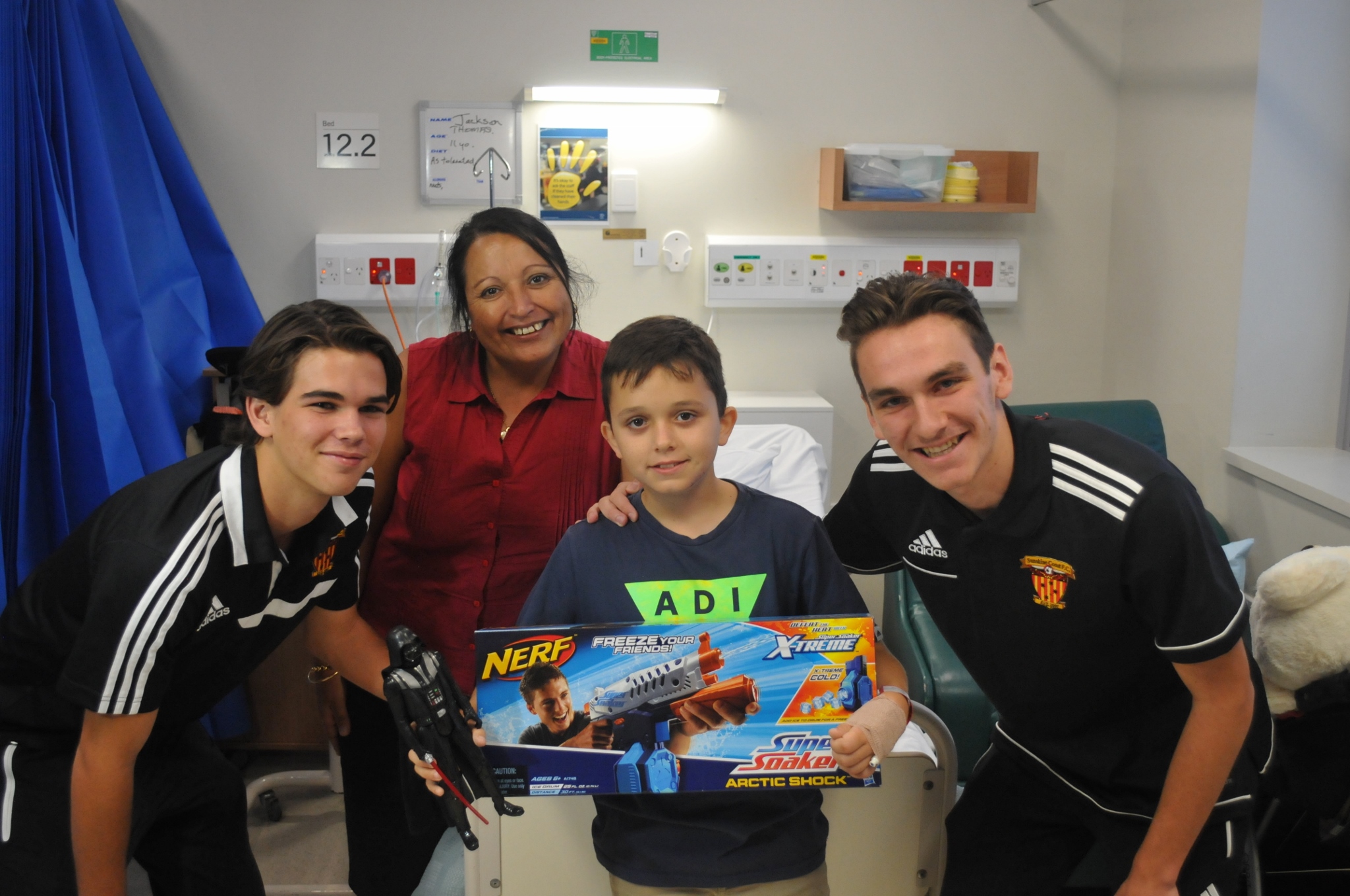 Fire deliver toy drive donations to Nambour Hospital