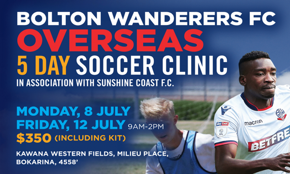 Train With Bolton Wanderers This July!